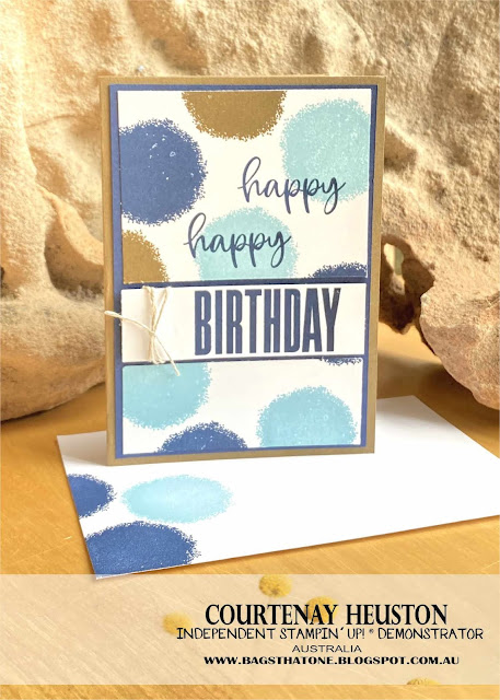 Textures & Frames card Front Blue