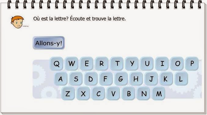  Où est la lettre? Écoute et trouve la lettre