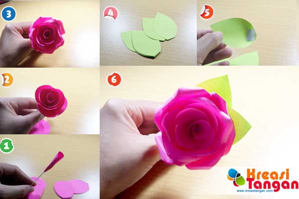 Cara Membuat  Bunga  dari  Kertas  dengan Mudah Cara Daftar
