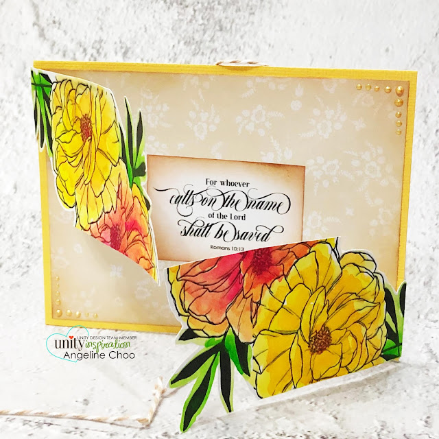 ScrappyScrappy: March Floral Frenzy Unity Stamp release - I shall not want #scrappyscrappy #unitystampco #cardmaking #card #papercraft #handmadecard #youtube #quicktipvideo #gracielliedesigns #ishallnotwant #bibleart #biblestamp #faithart #documentedfaith #trendytwine #janedavenport #watercolorpainting #janedavenportwatercolor #floralstamp #foldcard #largestamp #nuvodreamdrops