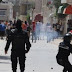 Group of UGET Students Dispersed By Police Downtown Tunis