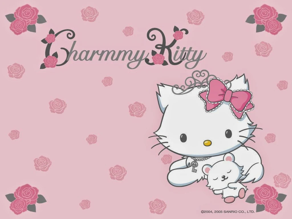 Charmmy Kitty: Free Printable Invitations, Backgrounds or Cards.  