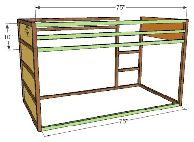  Steps Wood on Ana White   Build A How To Build A Fort Bed   Free And Easy Diy