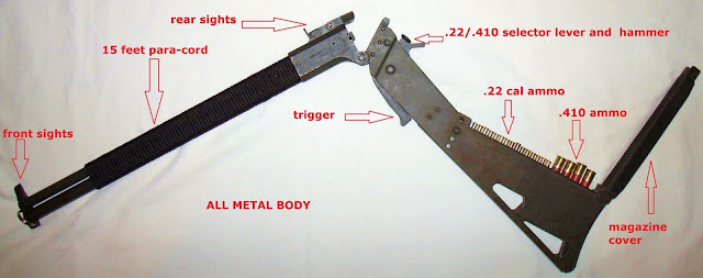 Ружье выживания Rifle-shotgun survival cal .22/.410 M6