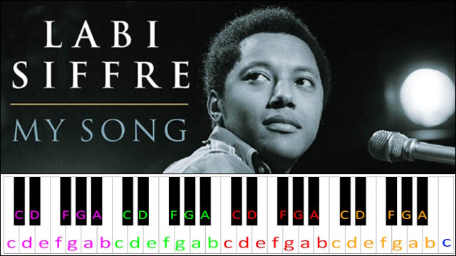 My Song by Labi Siffre Piano / Keyboard Easy Letter Notes for Beginners