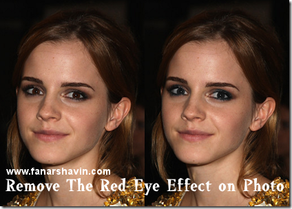 Remove The Red Eye Effect on Photo