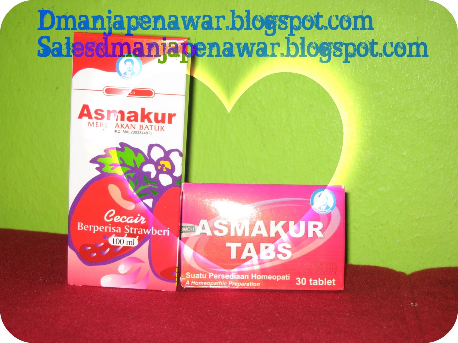 ASMAKUR SIRAP dan ASMAKUR TABS  Beli Examo n Salindah Online