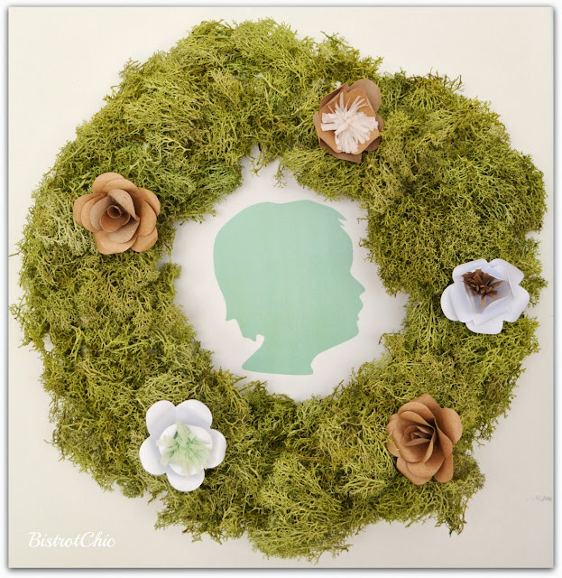 Green Rustic Wreath Christening by Bistrotchic