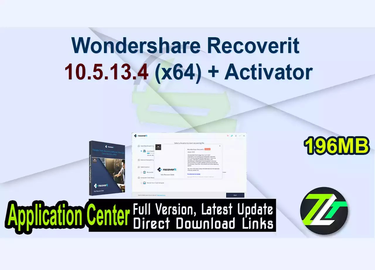 Wondershare Recoverit 10.5.13.4 (x64) + Activator