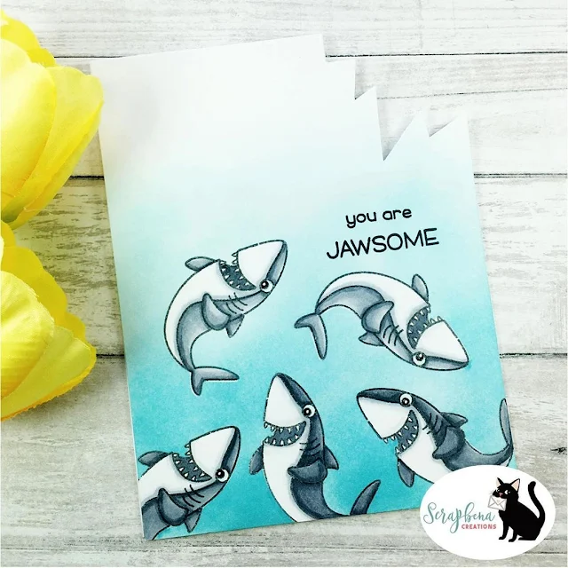 Sunny Studio Stamps: Sea You Soon Customer Card by Jenn Bena