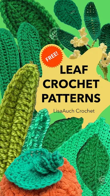 free crochet leaf patterns