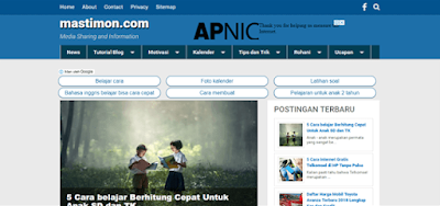 Template Blog Mastimon