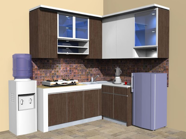desain dapur sederhana dan murah 2 set kitchen set