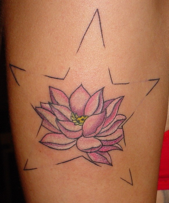 Flower Lotus Tattoo - Tattoo Idea For Women