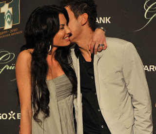 Mesut Ozil with Girlfriend