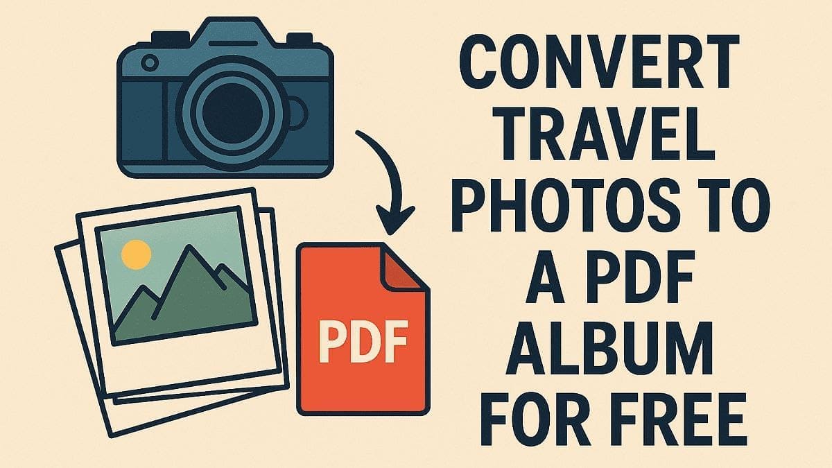How to Convert Travel Photos to a PDF Album for Free How to Convert Travel Photos to a PDF Album for Free