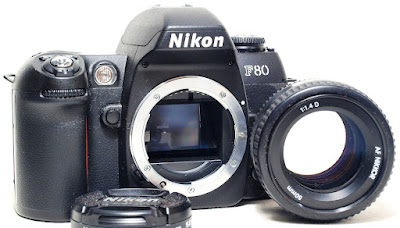 Nikon F80D (Black) Body (Boxed) #229, AF Nikkor 50mm 1:1.4 D