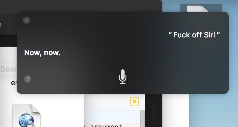 siri mistakes in mac