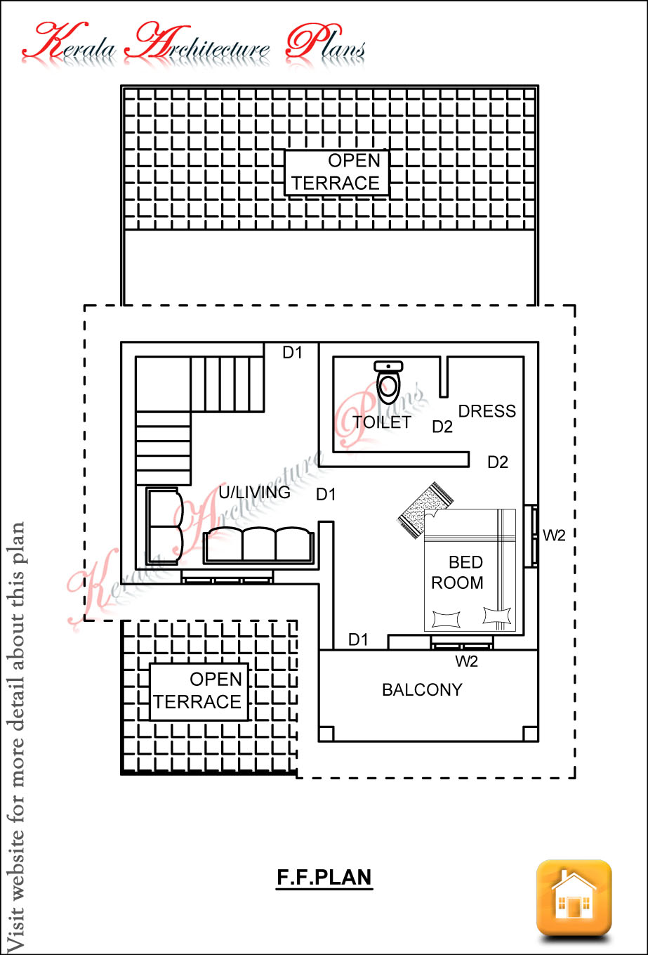 3 BEDROOM HOUSE PLAN IN 1200 SQUARE FEET ARCHITECTURE KERALA