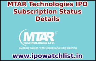 MTAR Technologies Subscription status