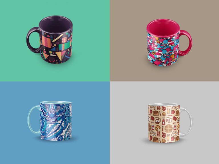 Download 4 Free Coffee Mug Mockups PSD | Psdblast