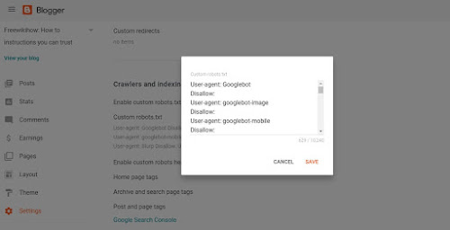 Generate XML sitemap for  Blogger