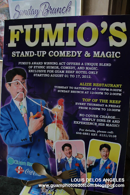 Mr. Fumio magic show at Guam Reef Hotel