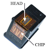 Chip cartridge canon