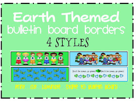 earth bulletin board borders 