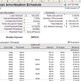 Mortgage Amortization Table
