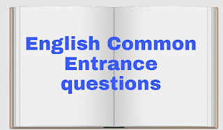 English Common Entrance questions