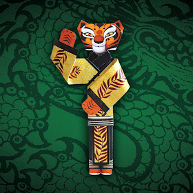 Muñeca de Tigresa de Kung Fu Panda para Imprimir Gratis. 