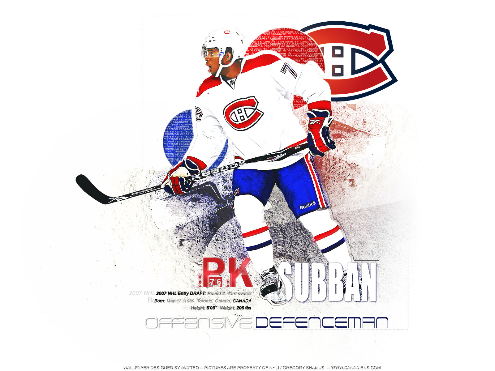 SwissHabs: Fonds d'écran PK Subban