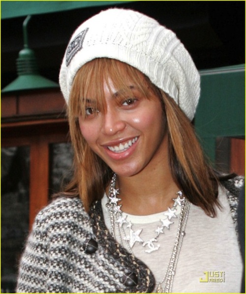 how to be pretty without makeup. beyonce without makeup pretty