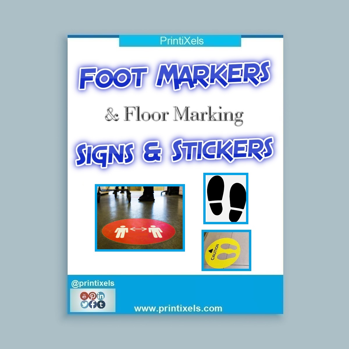 Foot Markers & Floor Marking Signs & Stickers Philippines