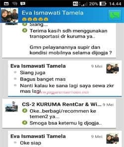 Testimoni Rental Mobil Jogja