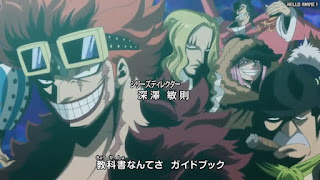 ワンピースアニメ ゾウ編 OPテーマ 19 最悪の世代 カポネ・ベッジ ユースタス・キッド EUSTASS KID | ONE PIECE ウィーキャン! We Can! Zou Arc