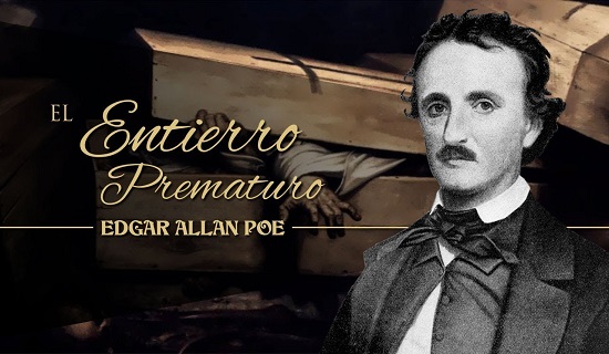 Portada del vídeo dedicado al relato de Edgar Allan Poe, "El entierro prematuro", del canal de YouTube "El abuelo Kraken"