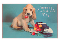 puppy card for valentine day