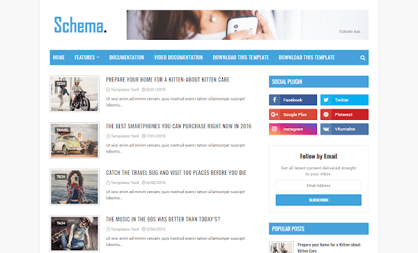 Download Free Premium Schema Niche Blogger Template