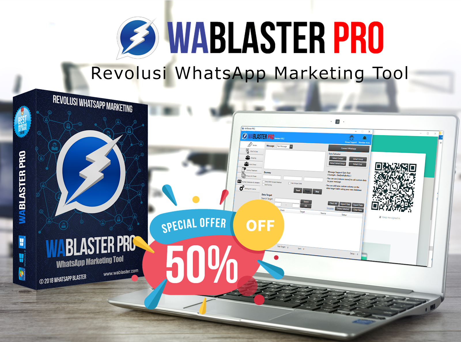 Review Bisnis Online Pemula WABlaster Versi 4 Adalah  