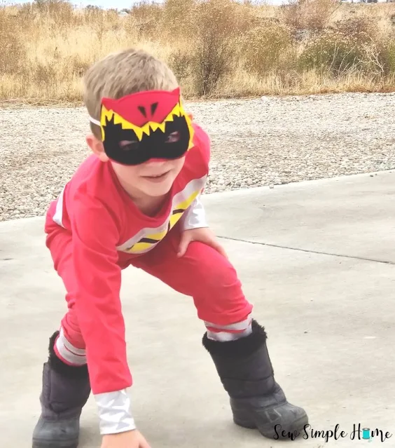 homemade power ranger costume