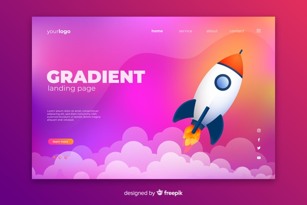 Gradient is Best Color Used In Web Developing