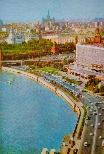 Москворецкая набержная в 70-е годы СССР