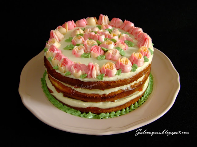 tarta de limón con crema de queso y membrillo