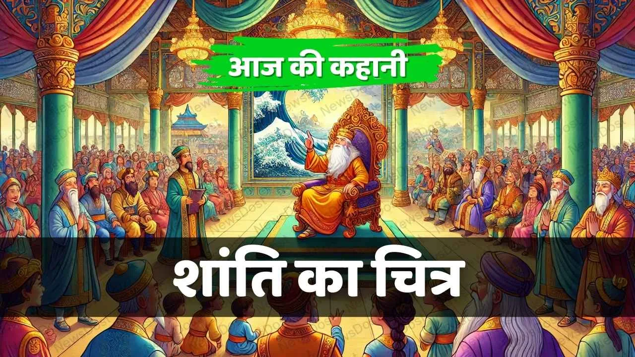 शांति का चित्र और राजा का अनोखा फैसला की प्रेरक कहानी - Hindi Story