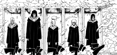 Membangkitkan kembali Nagato, Kakuzu, Deidara, Sasori dan Itachi dengan Edo Tensei