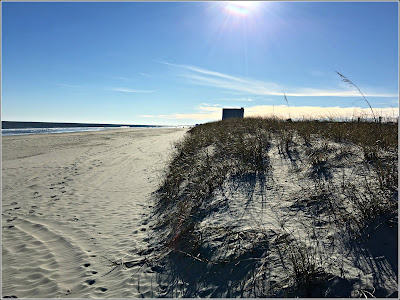 So cold the beach is empty 