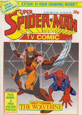 Super Spider-Man TV Comic #484, Wolverine