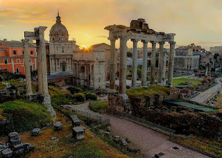 Atardecer en el Foro